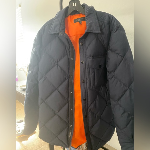 Rag and bone navy jacket - Picture 2 of 3